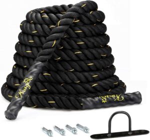 全身锻炼训练绳 Heavy Battle Exercise Training Rope 30ft Length Workout Rope