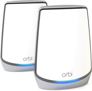 适合覆盖整个家庭使用的WiFi6路由器 NETGEAR Orbi Whole Home Tri-Band Mesh Wi-Fi 6 System